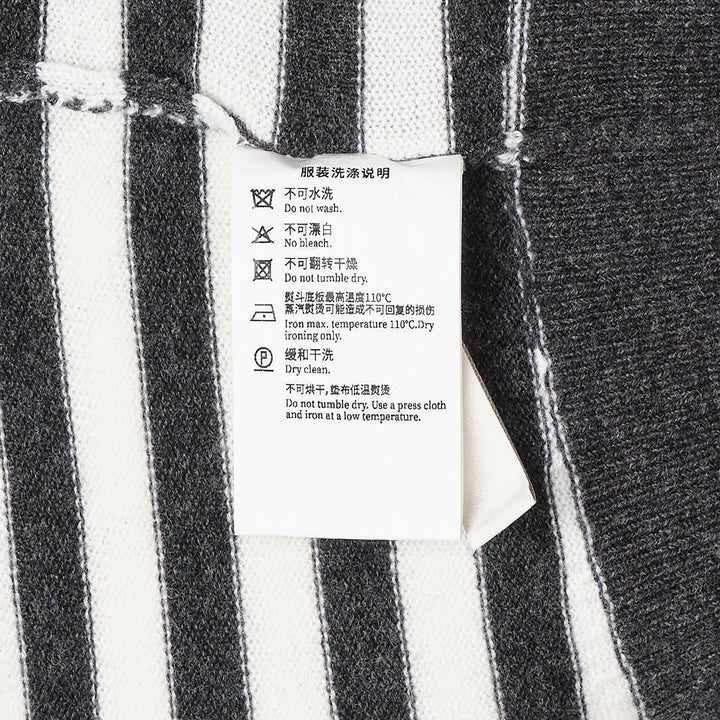 Striped Long Sleeve Cardigan