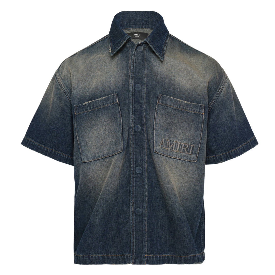 Short Sleeve Denim Shirt