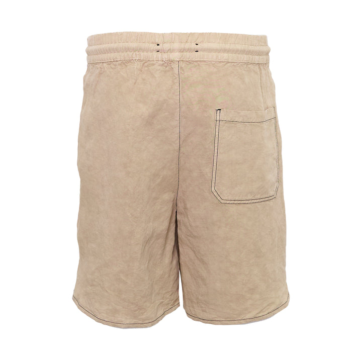 Script Linen Garment-Dyed Shorts