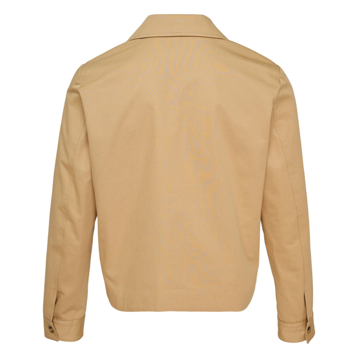 Script Collar Shirt Jacket