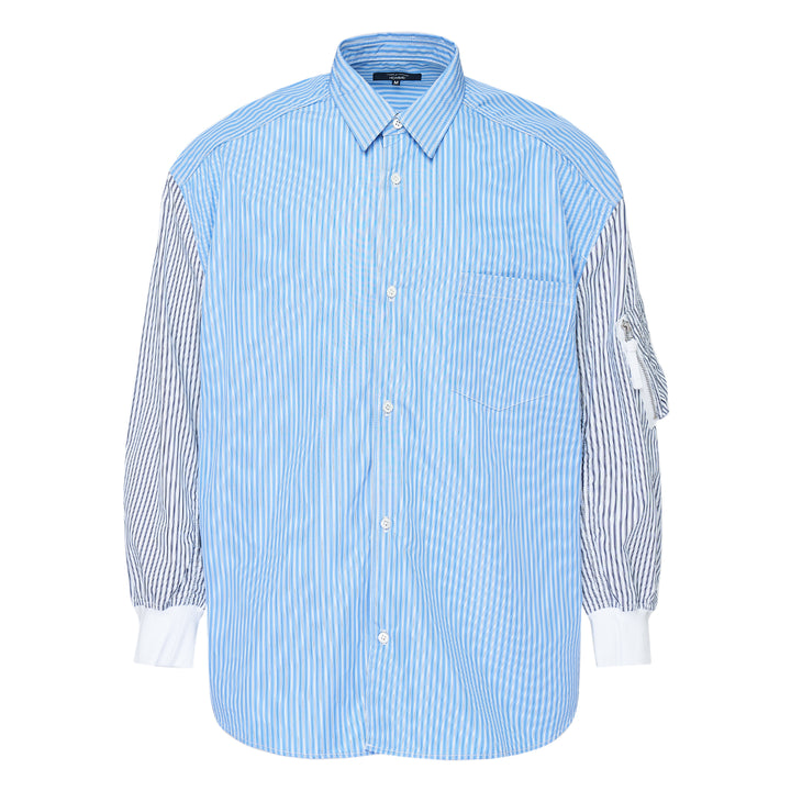 Cotton Stripe Long Sleeve Shirt