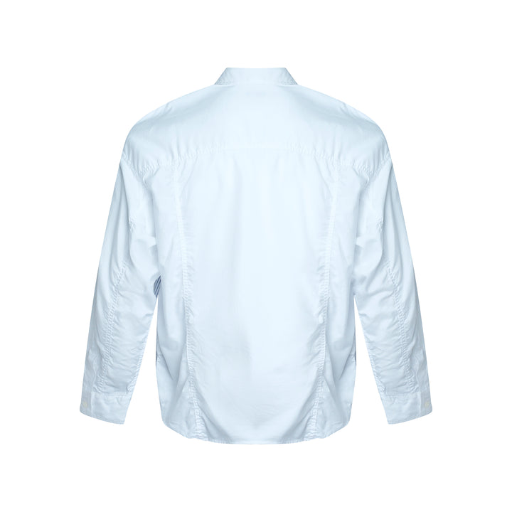 Cotton Twill Stripe Long Sleeve Shirt