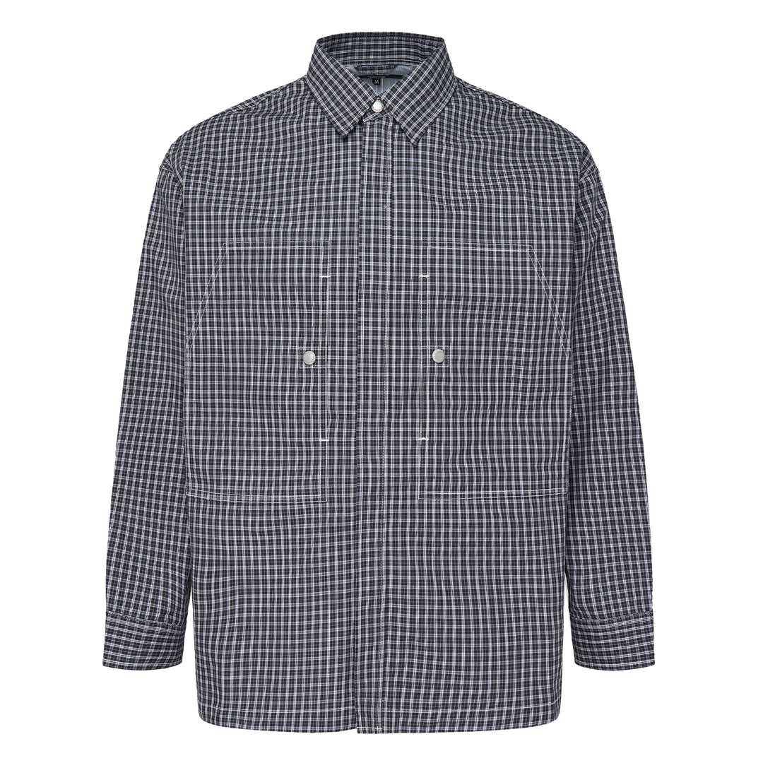 Cotton Check Long Sleeve Shirt