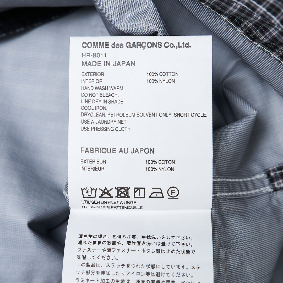 Cotton Check Long Sleeve Shirt