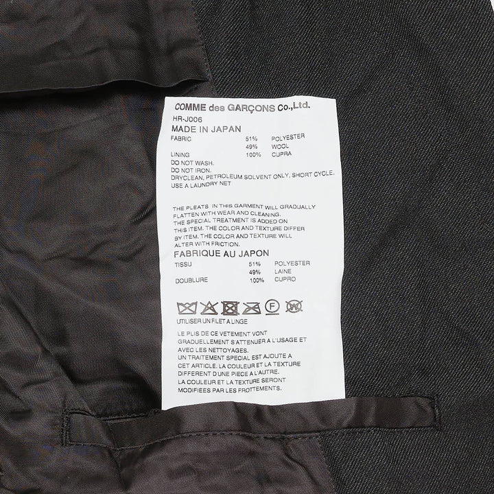 Wool Polyester Twill Blazer