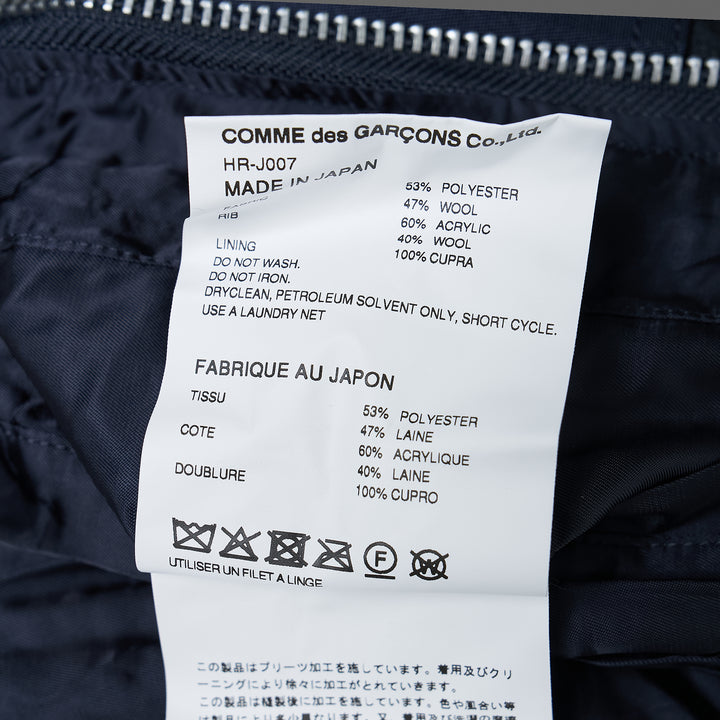Polyester Wool Twill Blouson