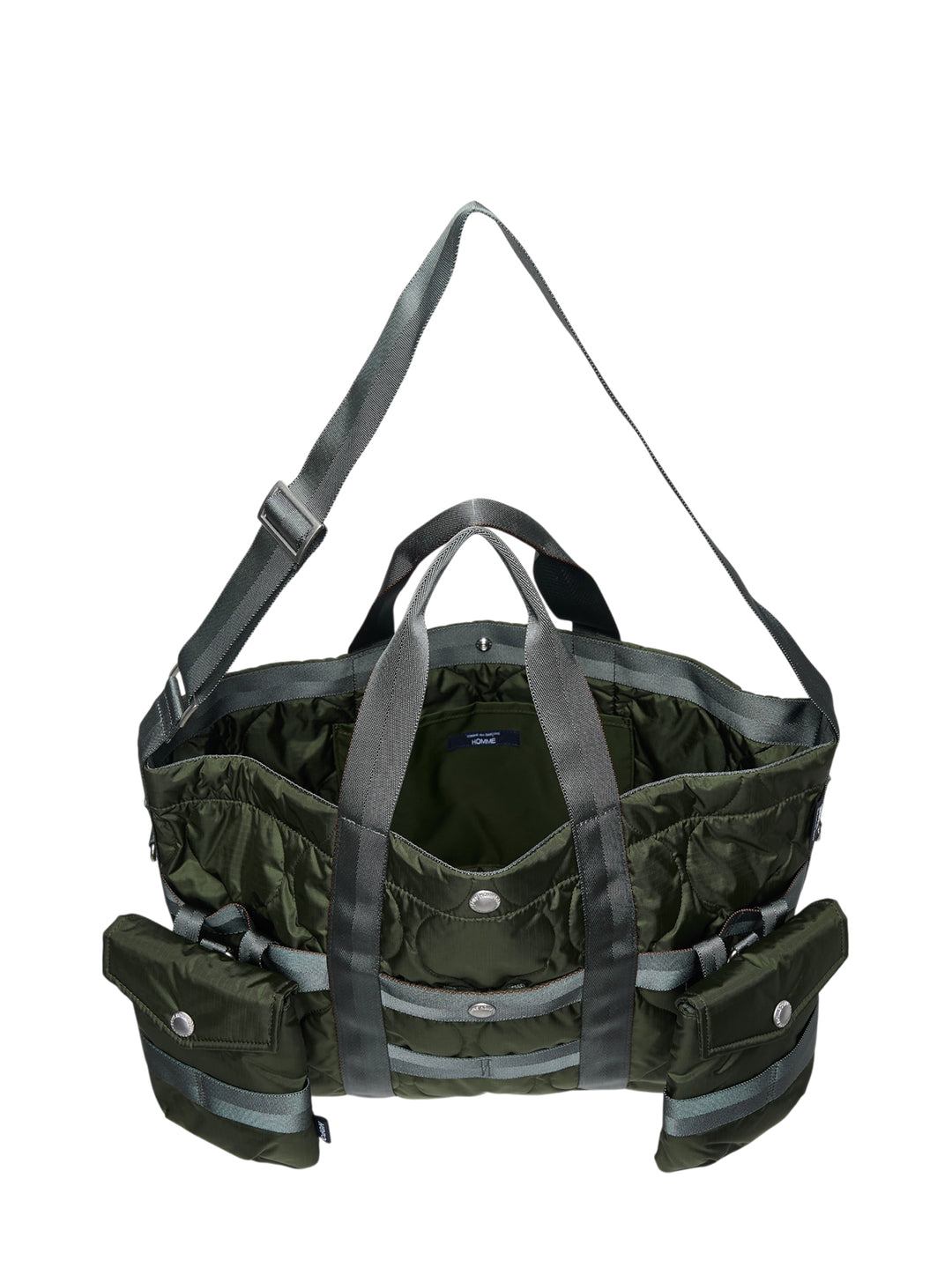 COMME des GARCONS HOMME Nylon Duck Tote With Pouches - view 3