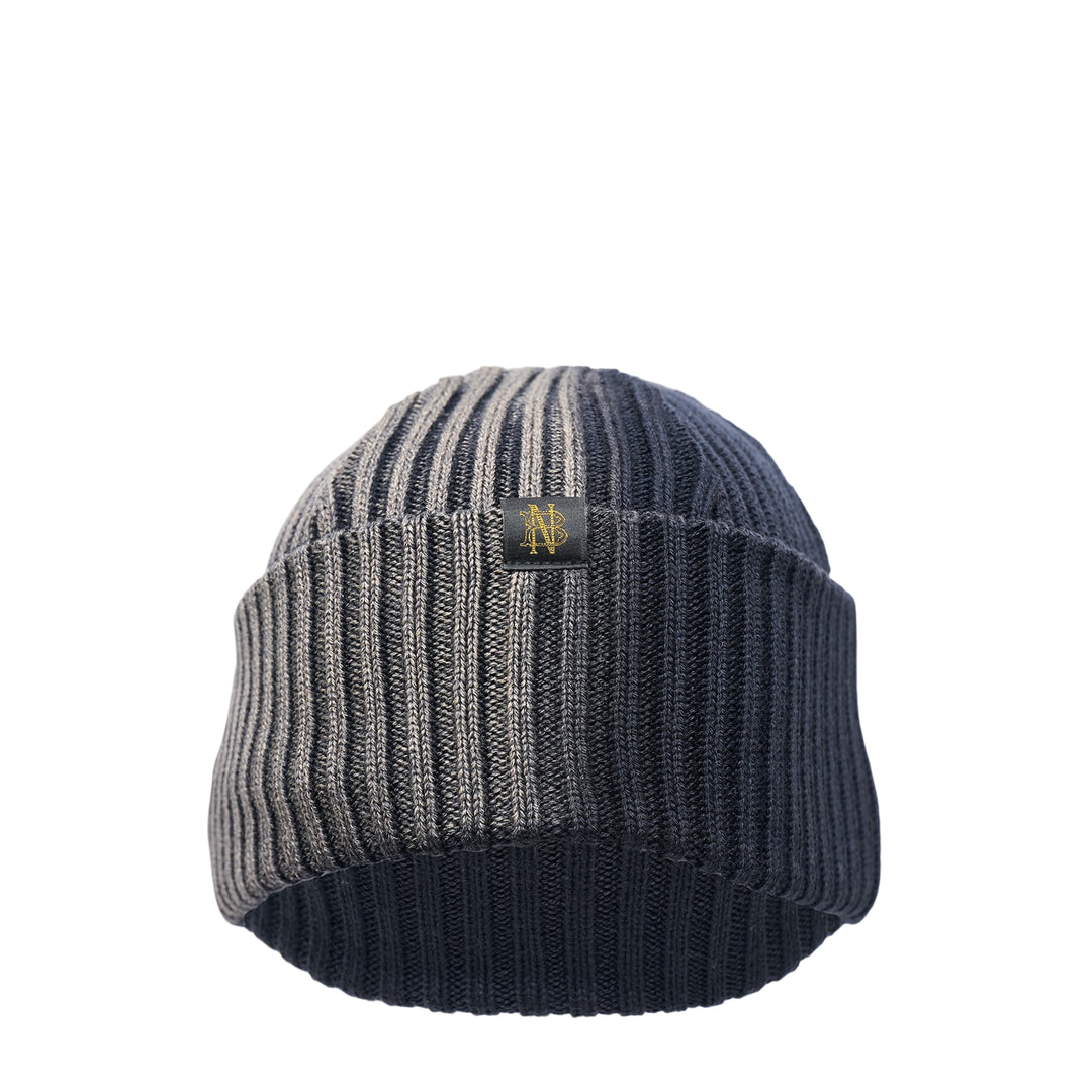Wool Worsted Rib Bleach Treated Beanie