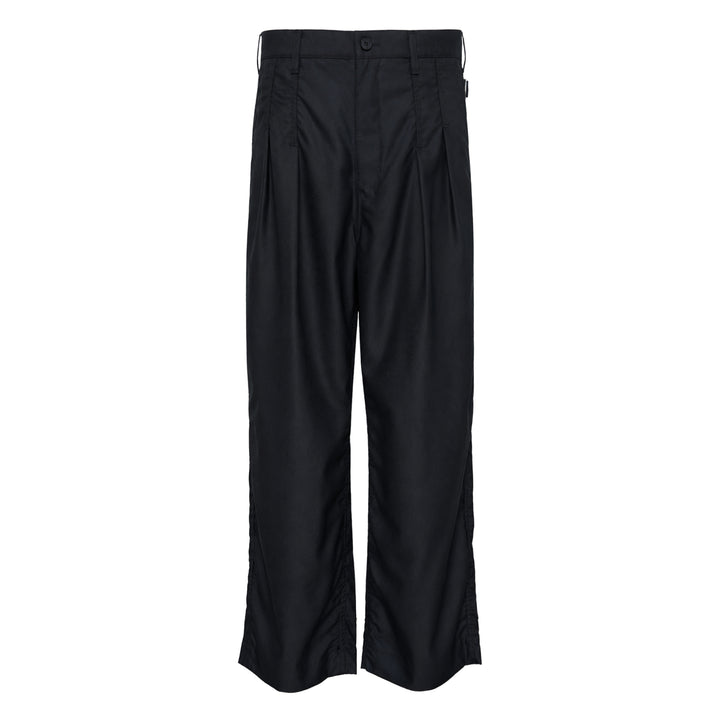 Wool Gabardine Wide Pants