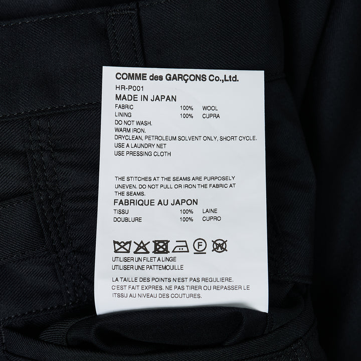 Wool Gabardine Wide Pants