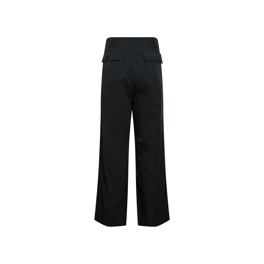 Herringbone Stripe Wide Pants