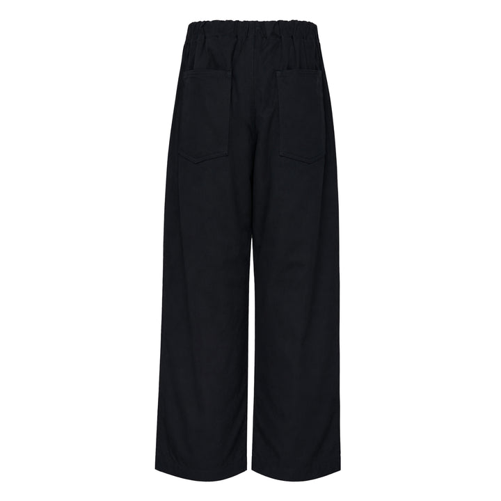 Nylon Twill Wide Pants