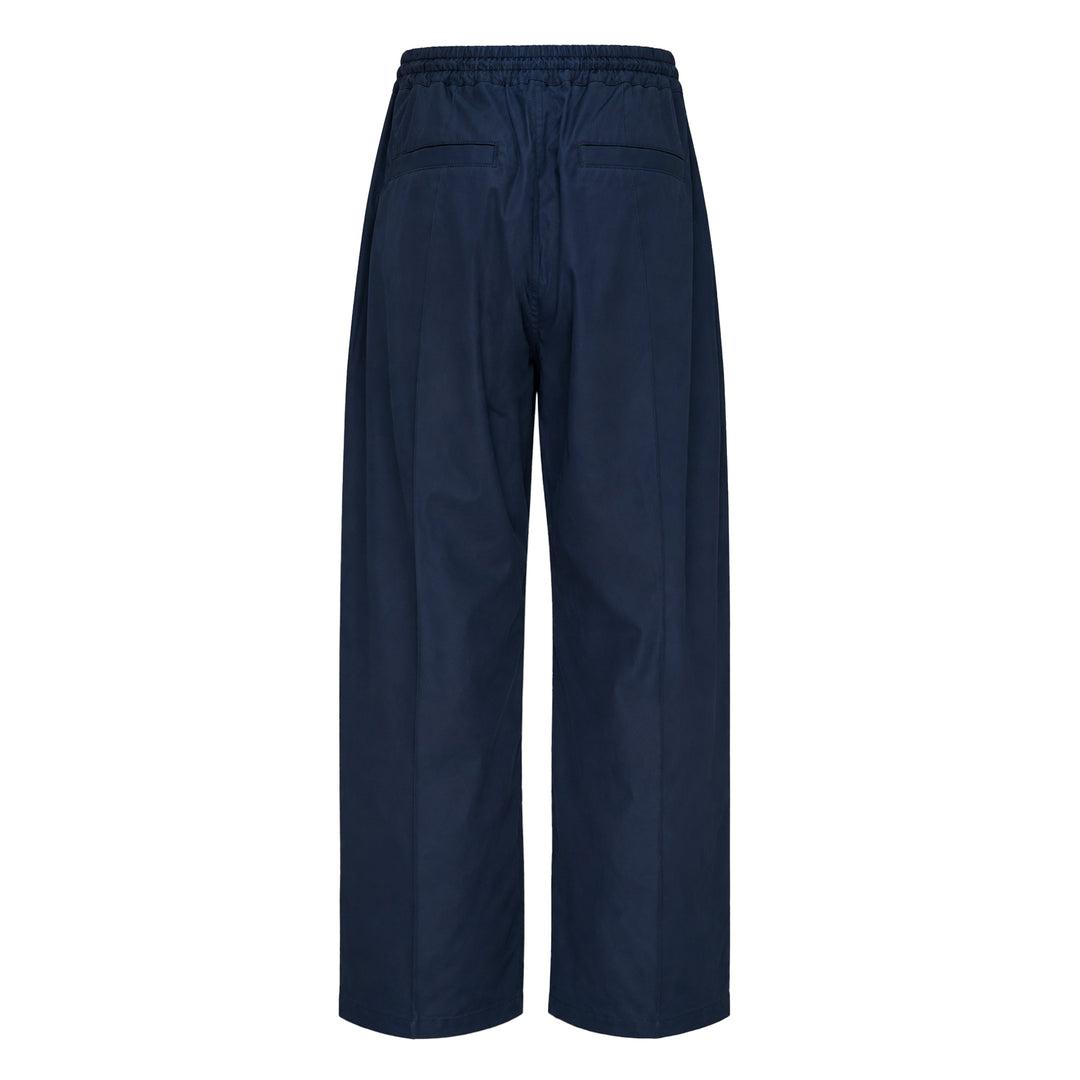 Cotton Twill Wide Leg Pants