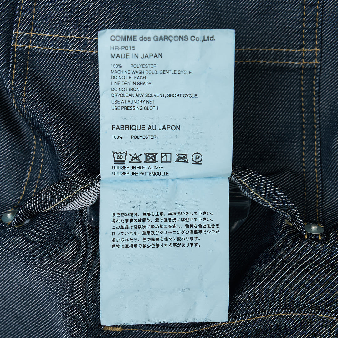 Garment Dyed Wide Leg Jeans