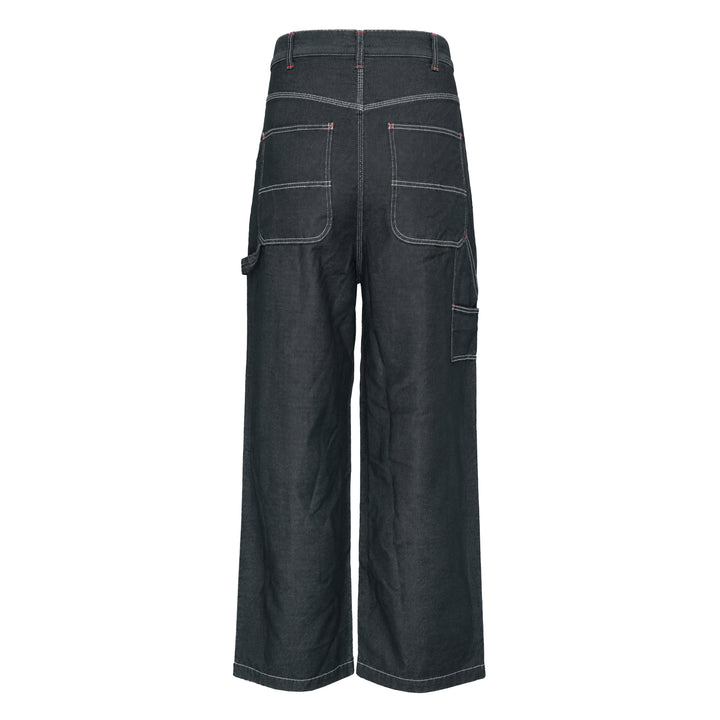 Garment Dyed Wide Leg Pants