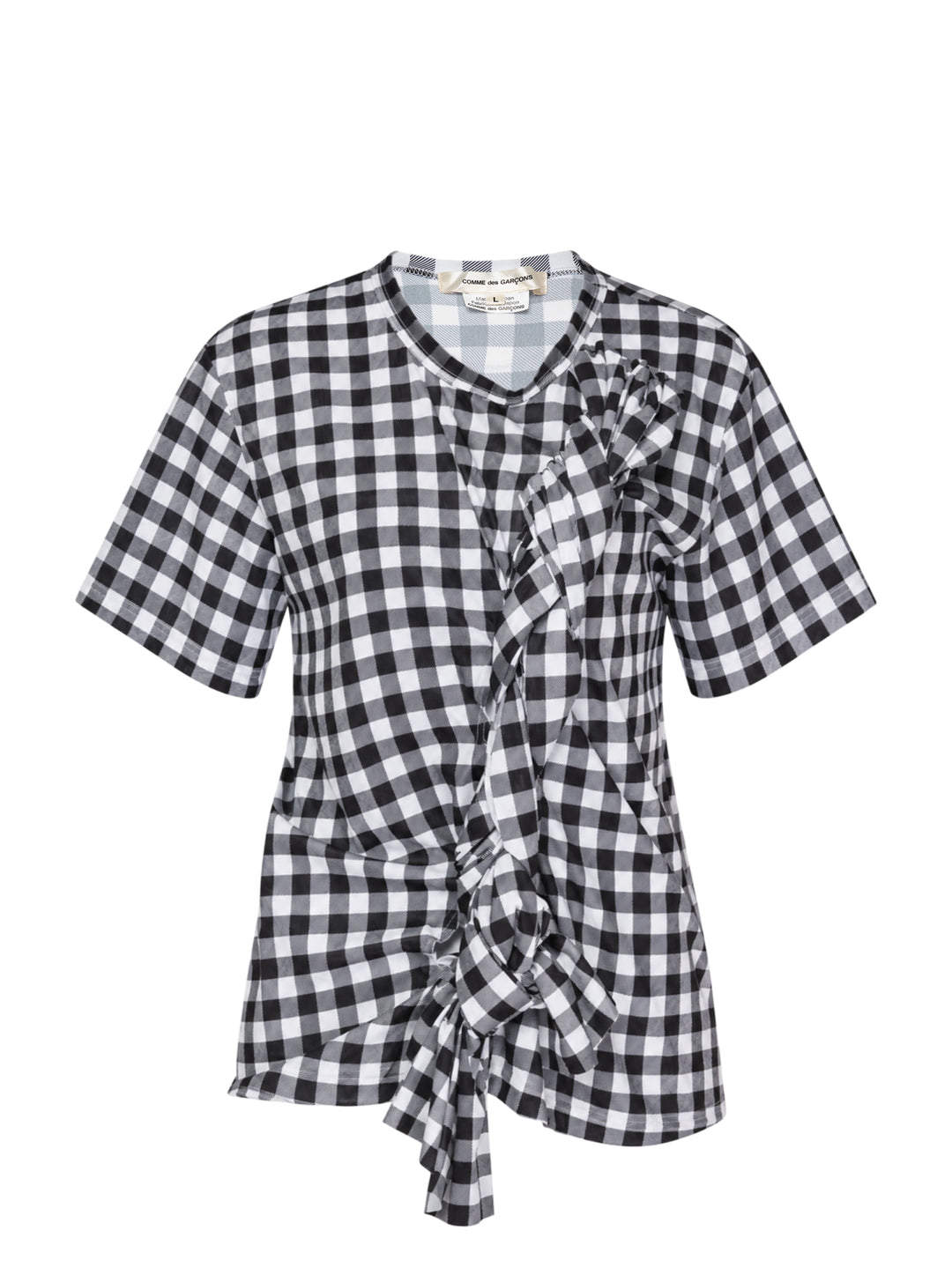COMME des GARCONS Sleeveless Tank Top with Ruffles