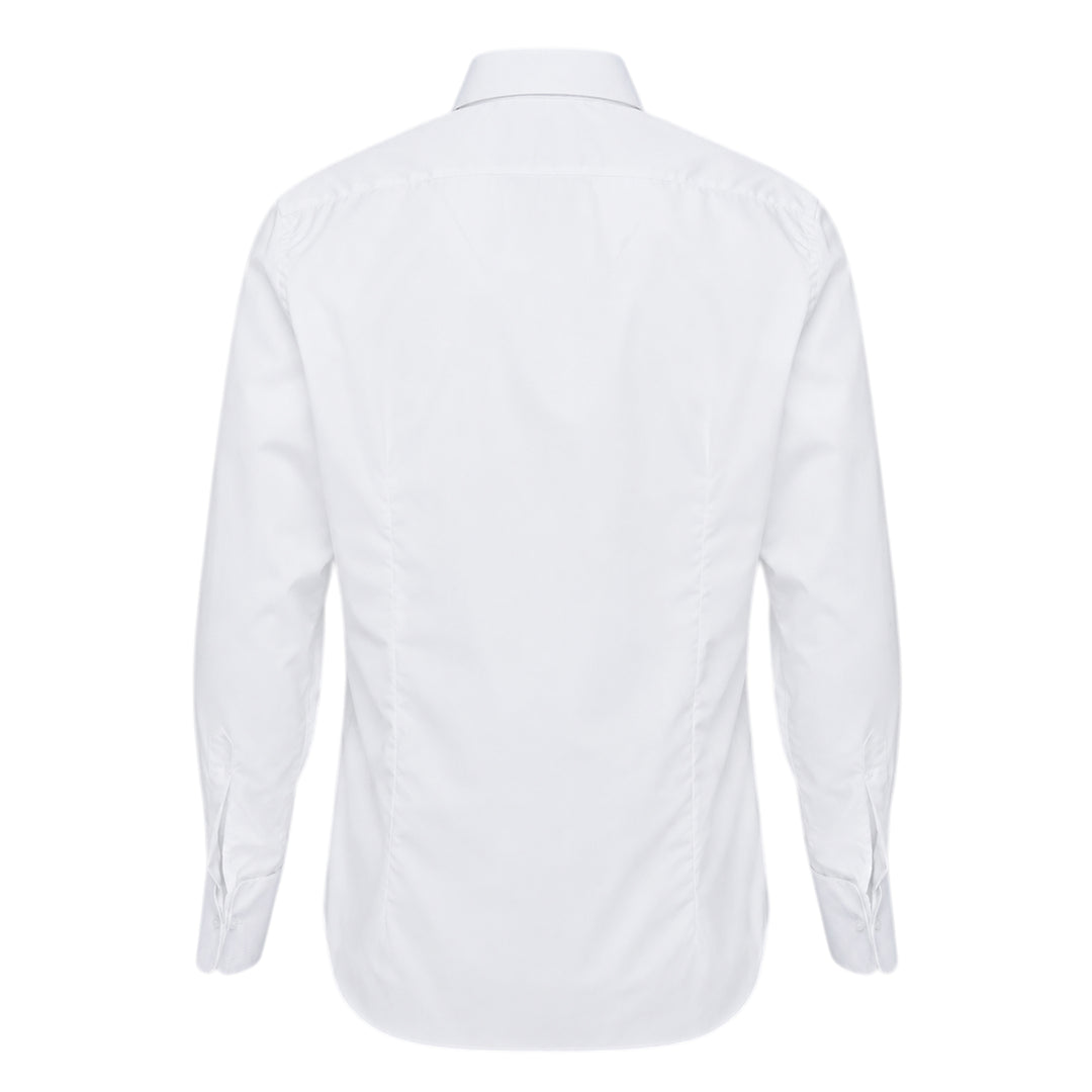Long Sleeve Pleated Bib Shirt