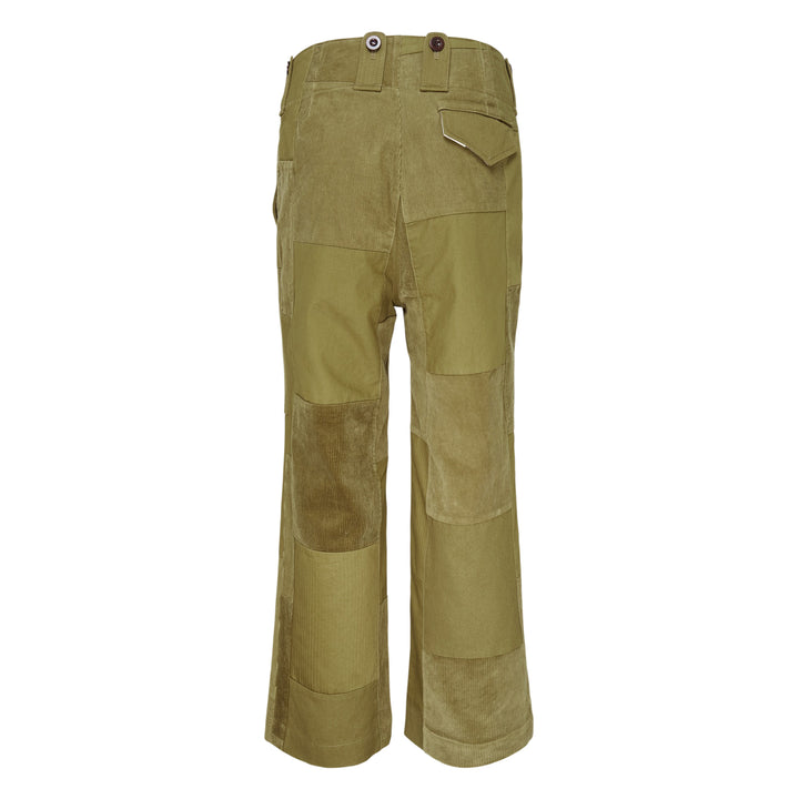 Multi Fabric Patchwork Pants