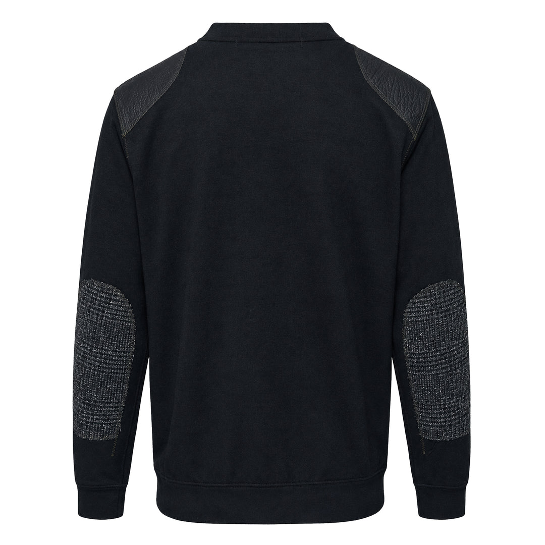 Wool Jersey Cowhide Cardigan