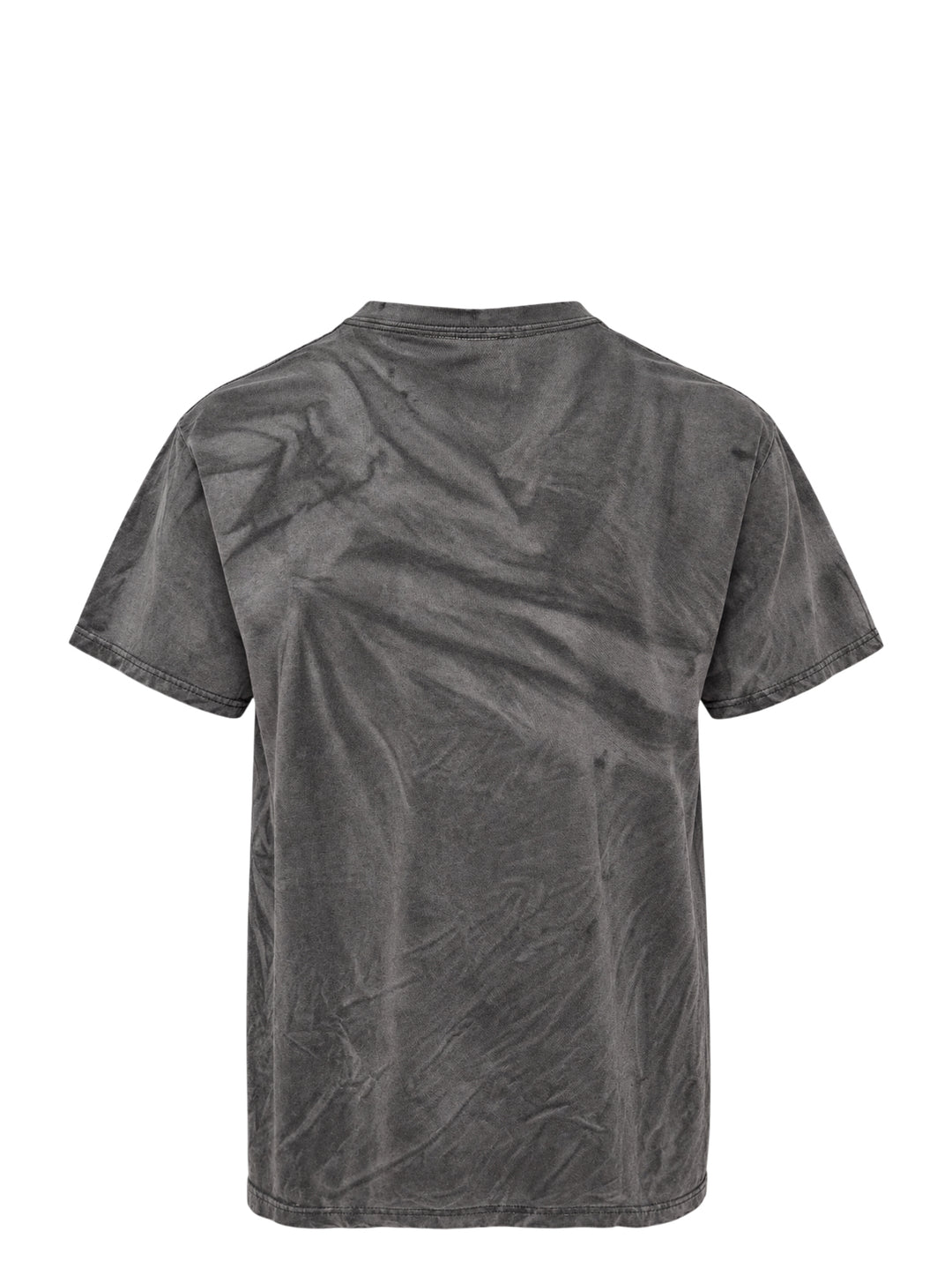 Westfall Ginji short sleeve T-shirt in washed charcoal with a black cottage graphic surrounded by twisting branches - view 2