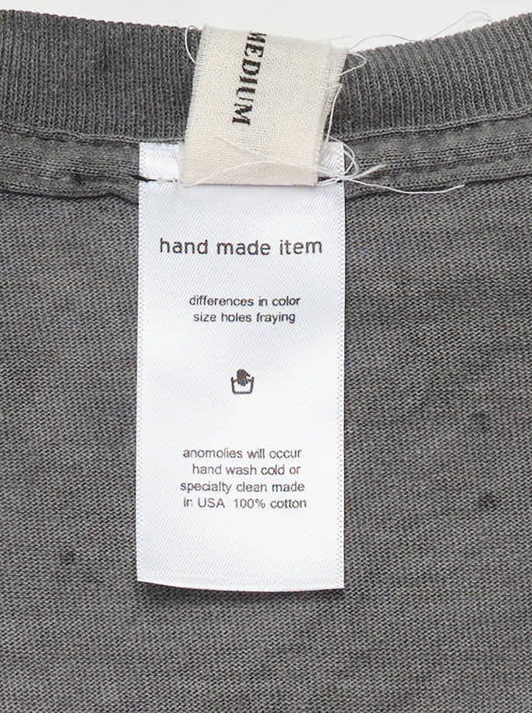 Westfall Ginji short sleeve T-shirt in washed charcoal with a black cottage graphic surrounded by twisting branches - view 3