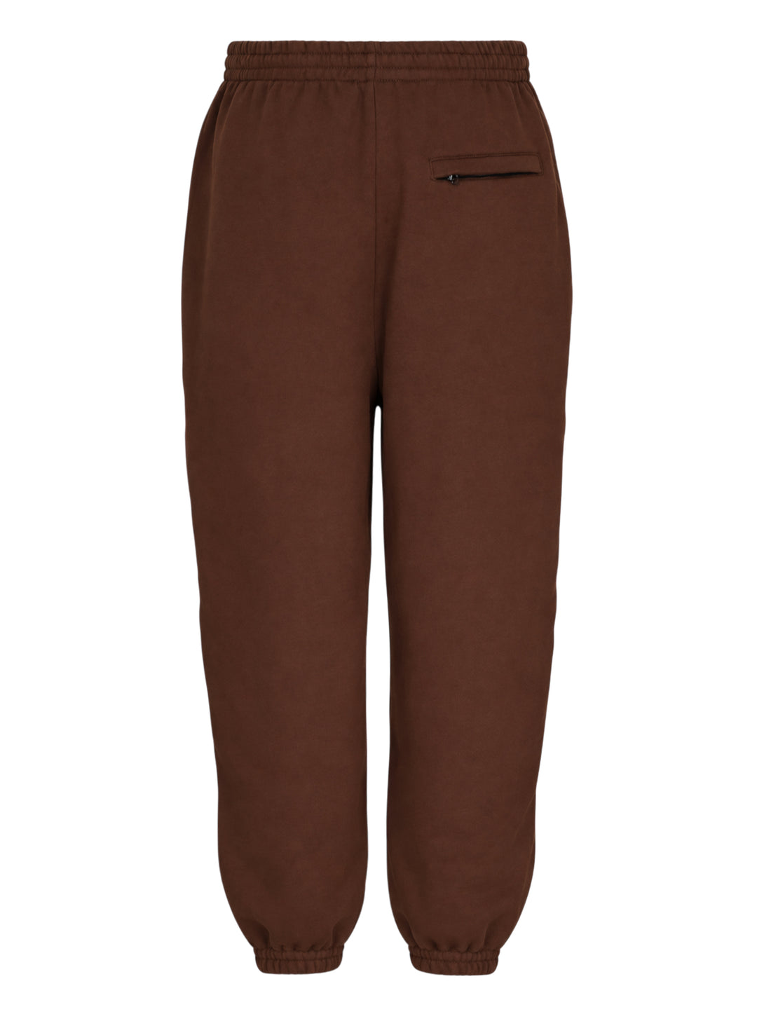 Passion Target Practice brown joggers with elasticated waist and cuffs, featuring a cream hand-drawn star graphic and Shoot For The Stars script - view 2