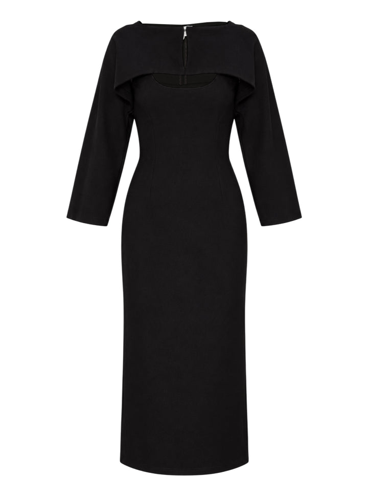 Setchu Makimono Cashmere Dress