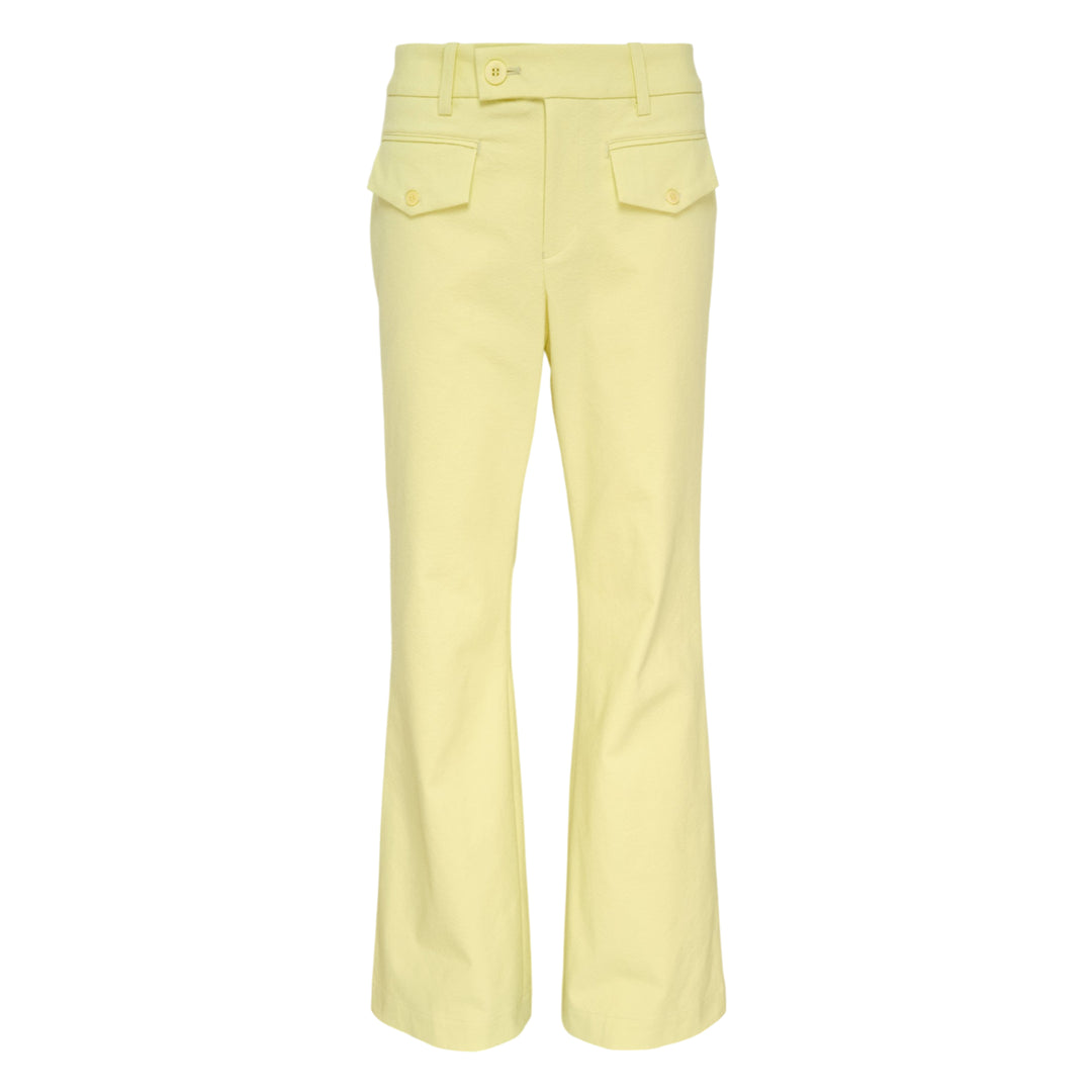 Grainy Woven Flare Pants