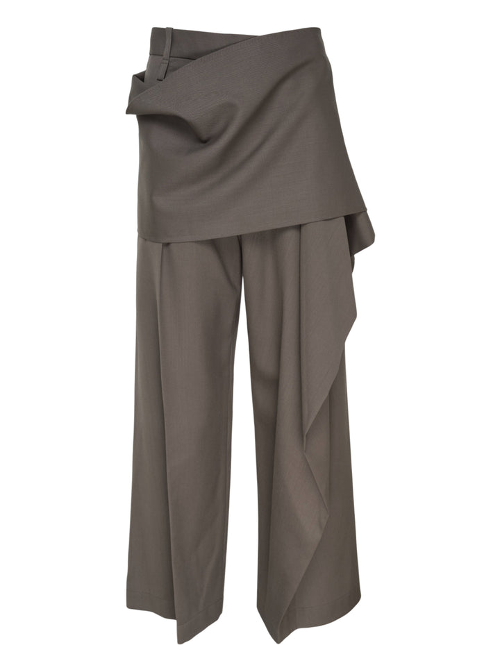 ISSEY MIYAKE Lustrous Wool Pants