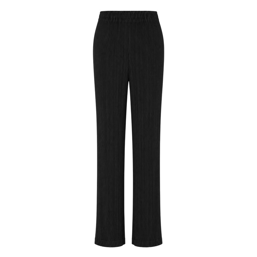 Hatching Pleated Pants