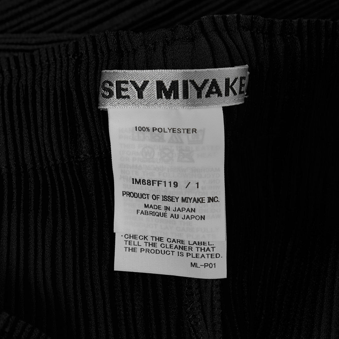 Hatching Pleated Pants