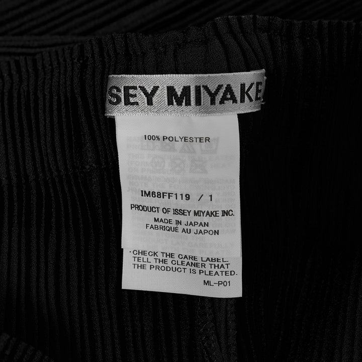 Hatching Pleated Pants