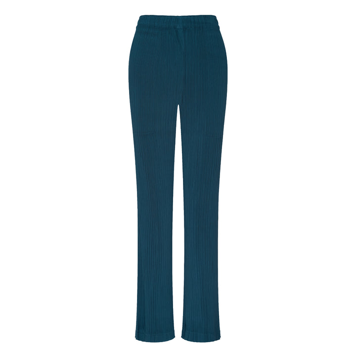 Hatching Pleated Pants
