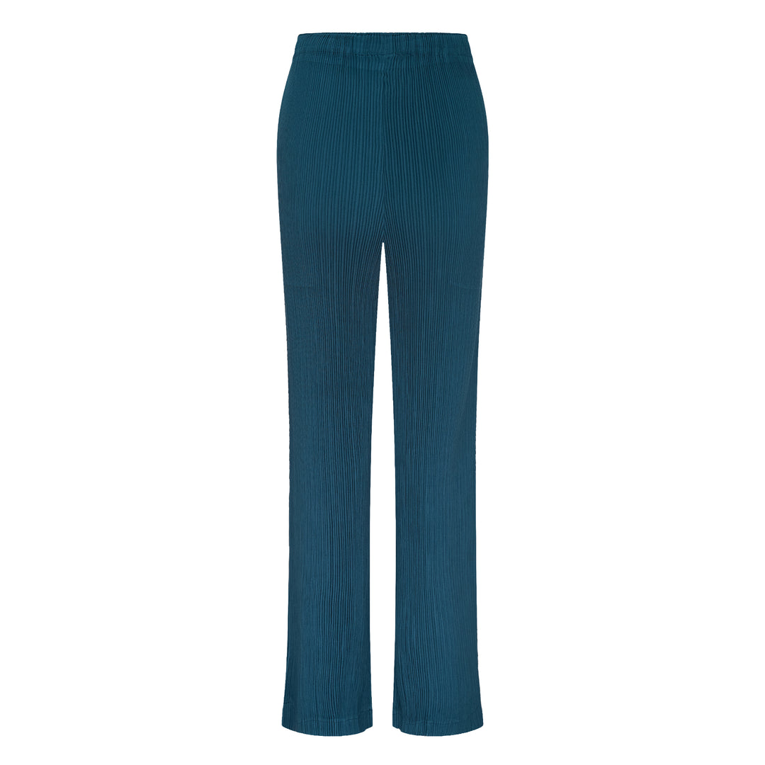 Hatching Pleated Pants