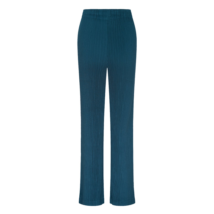 Hatching Pleated Pants