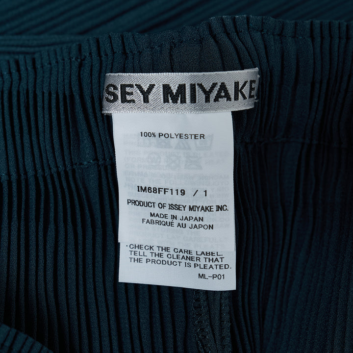 Hatching Pleated Pants