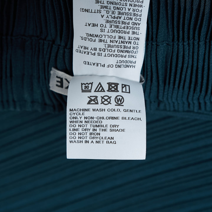 Hatching Pleated Pants