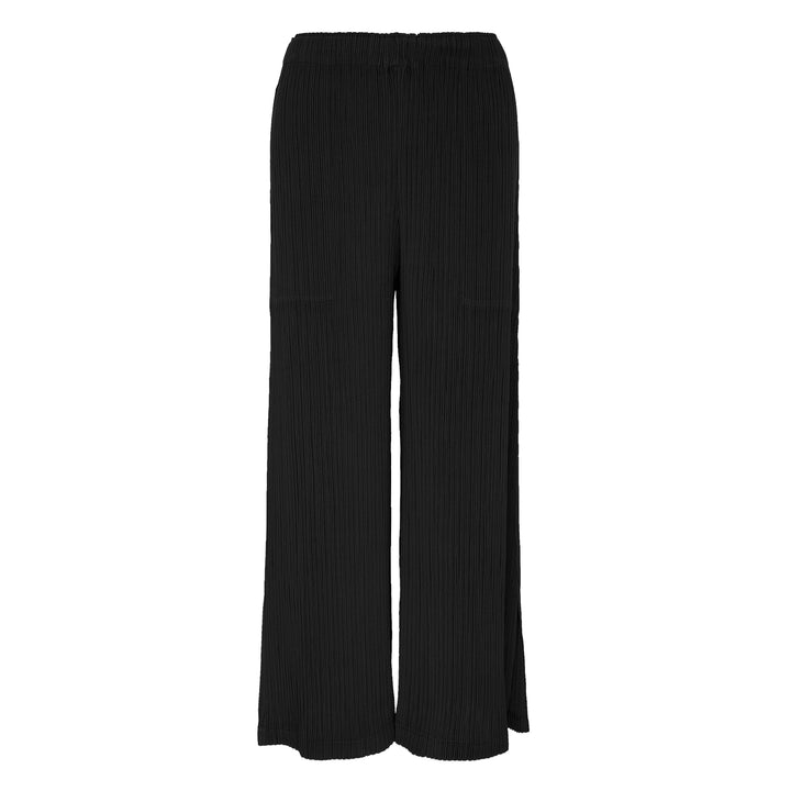 Hatching Pleated Pants
