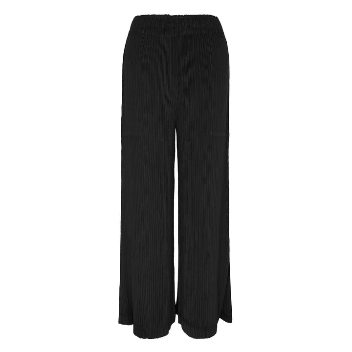 Hatching Pleated Pants