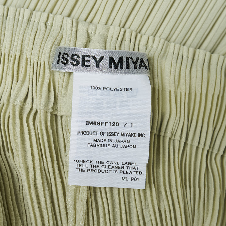Hatching Pleated Pants