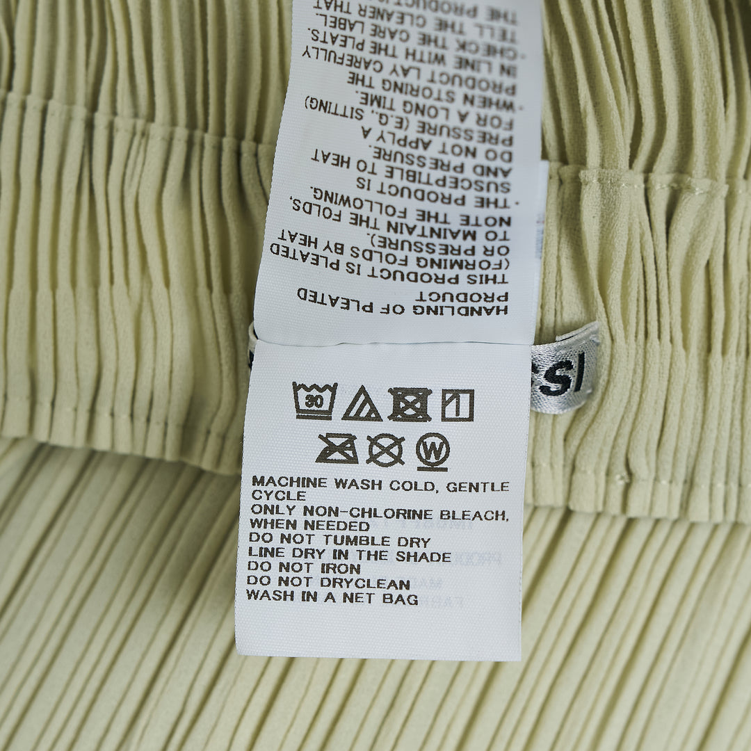Hatching Pleated Pants