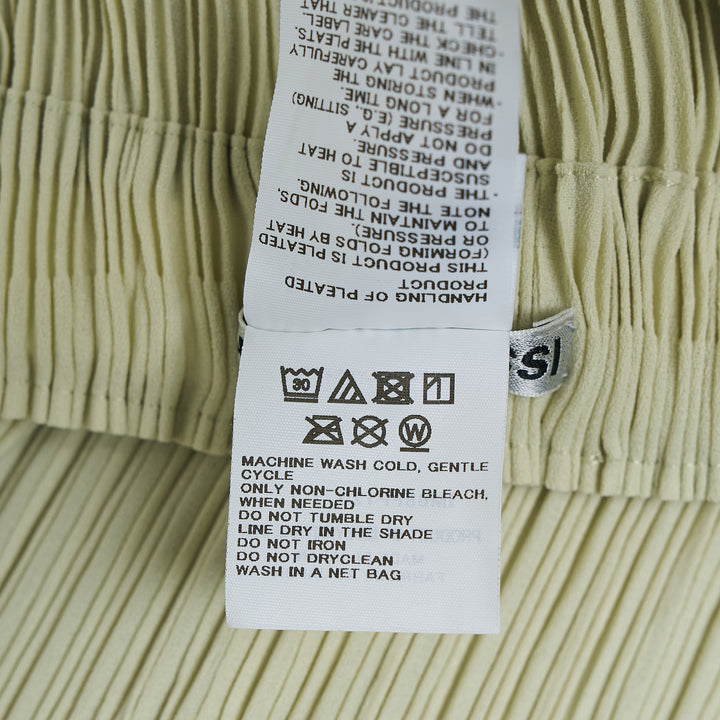 Hatching Pleated Pants