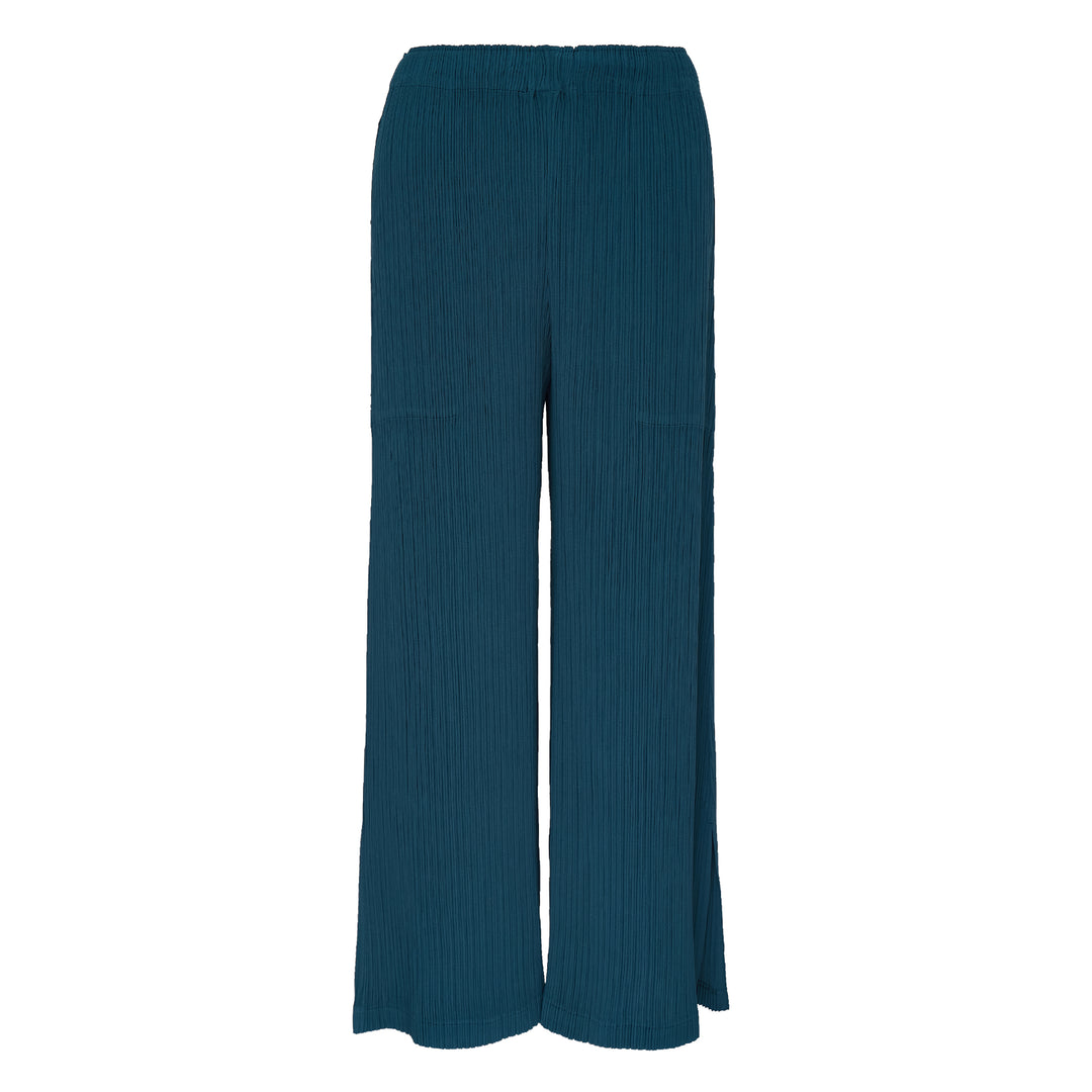 Hatching Pleated Pants