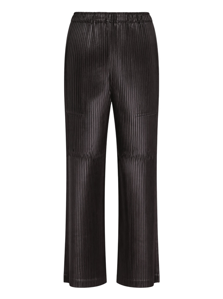 ISSEY MIYAKE Glossed Panels Pleated Pants