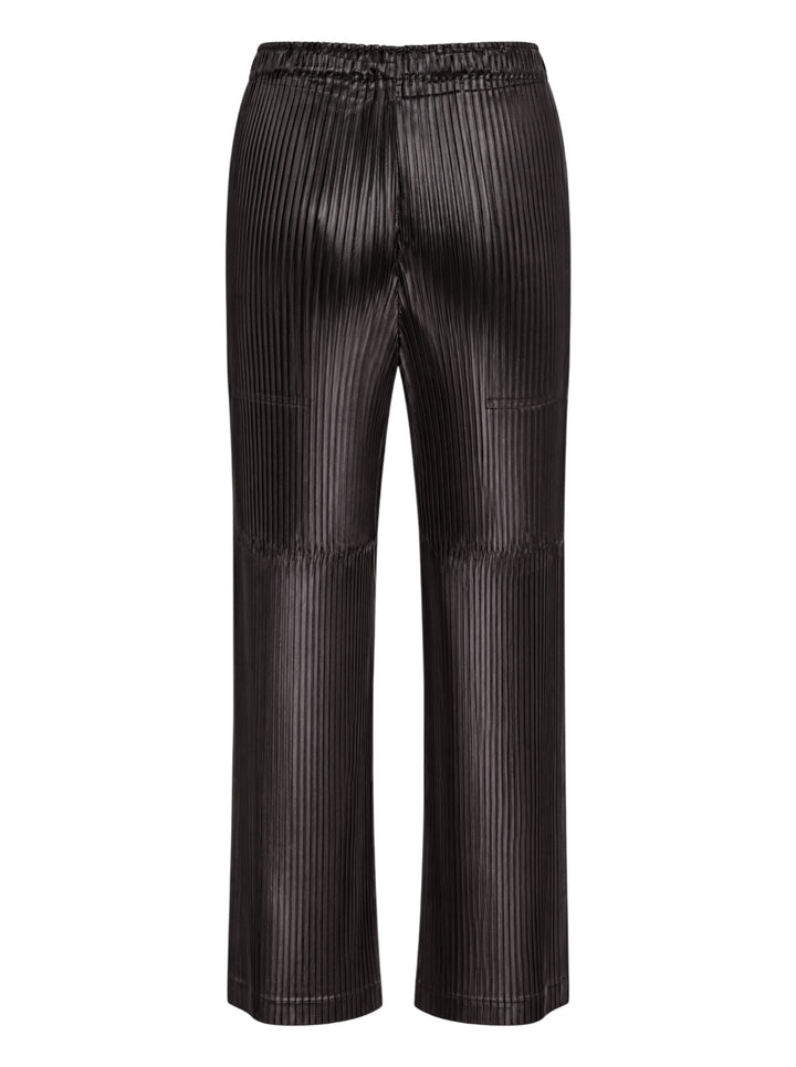 ISSEY MIYAKE Glossed Panels Pleated Pants - view 2