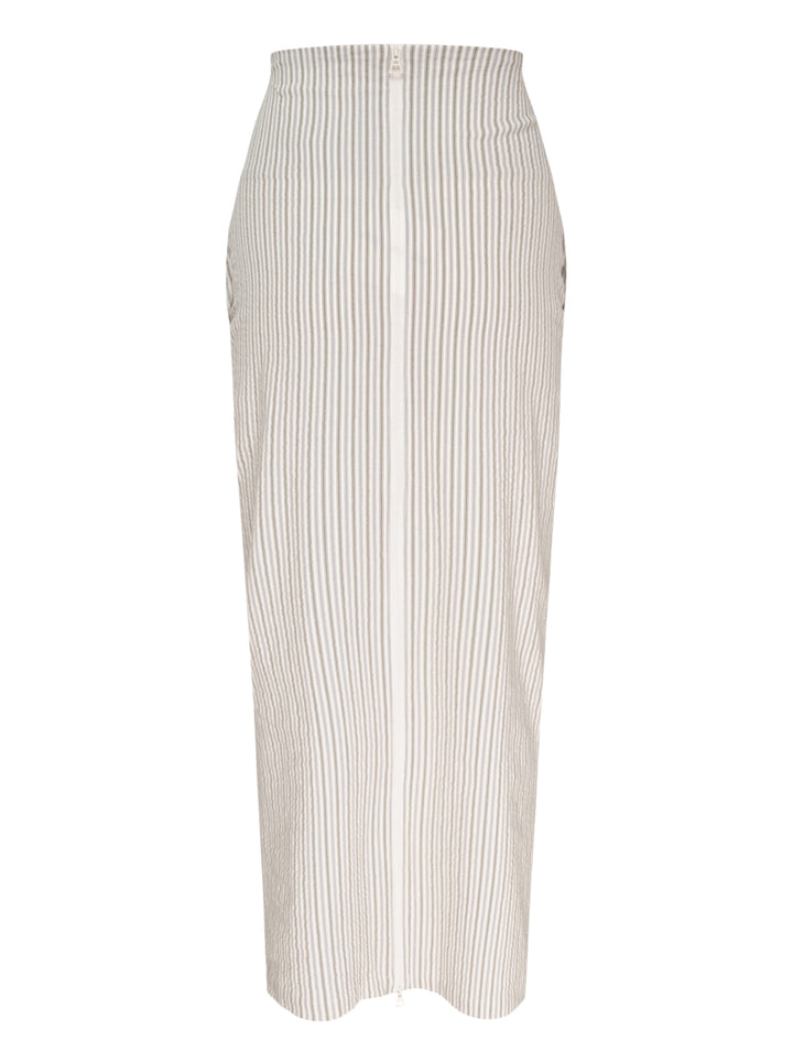 ISSEY MIYAKE Stripe Midi Skirt - view 2