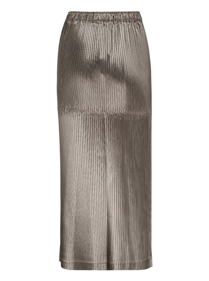 ISSEY MIYAKE Glossed Panels Pleated Skirt - view 2