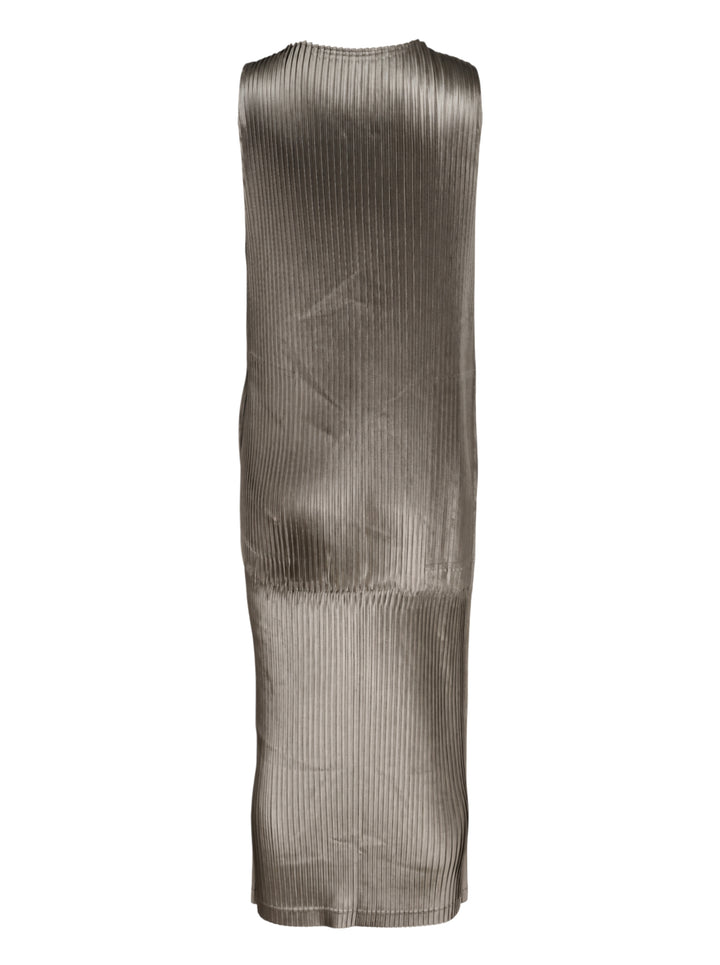 ISSEY MIYAKE Glossed Panels Pleated Dress - view 2