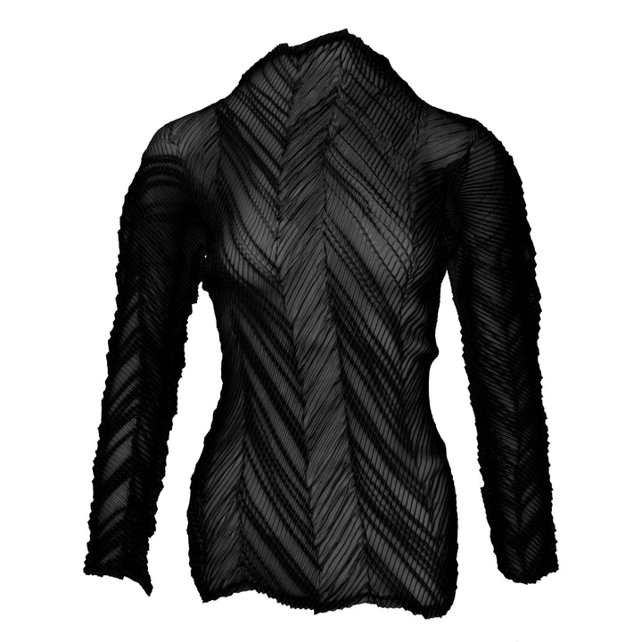 Zigzag Pleats Top