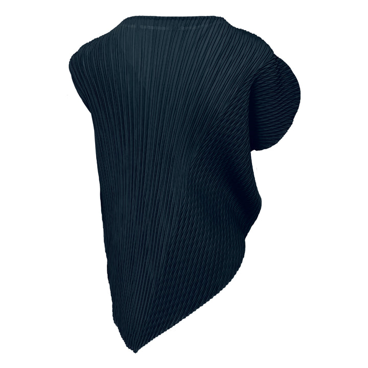 Leaf Pleats Asymmetric Top
